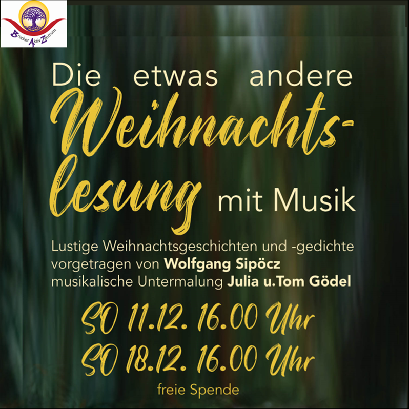 “Teaser” aus der “anderen” Weihnachtslesung mit Musik