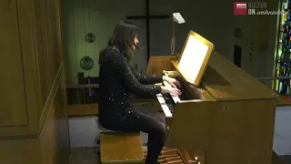 Maria Plsekova an der Orgel der evangelischen Kirche Bruck/Leitha