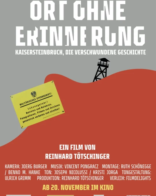 Kinoabend: Ort ohne Erinnerung – Kaisersteinbruch