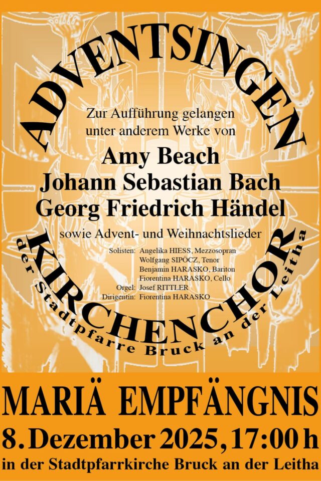 Adventsingen Kirchenchor Bruck