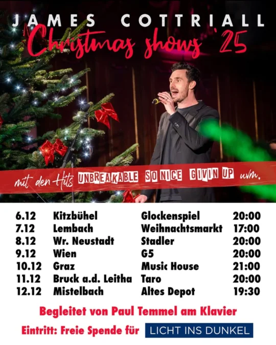 James Cottriall Christmas Show